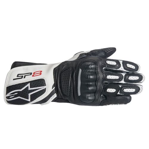 ALPINESTARS STELLA SP 8 V2 GLOVES BLACK WHITE XS