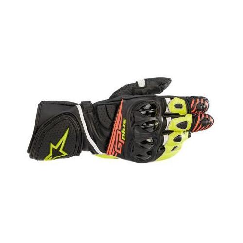 ALPINESTARS GP PLUS R V2 GLOVES BLACK FLURO YELLOW RED S