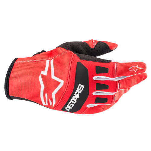 ALPINESTARS 2022 TECHSTAR GLOVES BRIGHT RED BLACK S