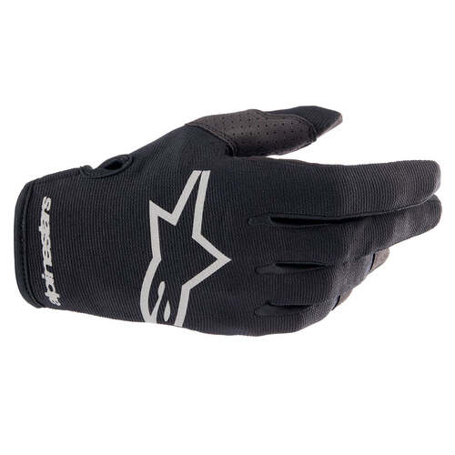 ALPINESTARS 2023 RADAR GLOVES BLACK BRUSHED SILVER S