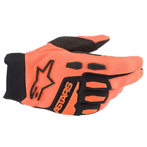 ALPINESTARS 2022-2023 FULL BORE GLOVES ORANGE BLACK S