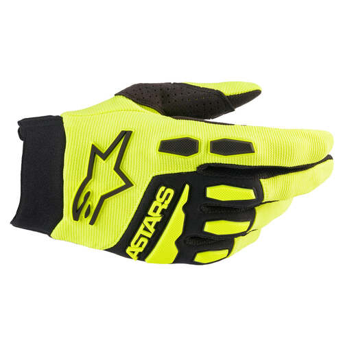 ALPINESTARS 2022-2023 FULL BORE GLOVES FLURO YELLOW BLACK L