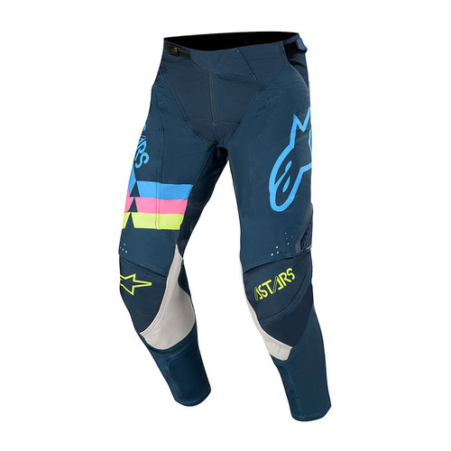 ALPINESTARS 2020 TECHSTAR VENOM PANTS NAVY AQUA FLURO PINK 30
