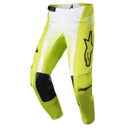 ALPINESTARS 2023 TECHSTAR PUSH PANTS FLURO YELLOW WHITE 38