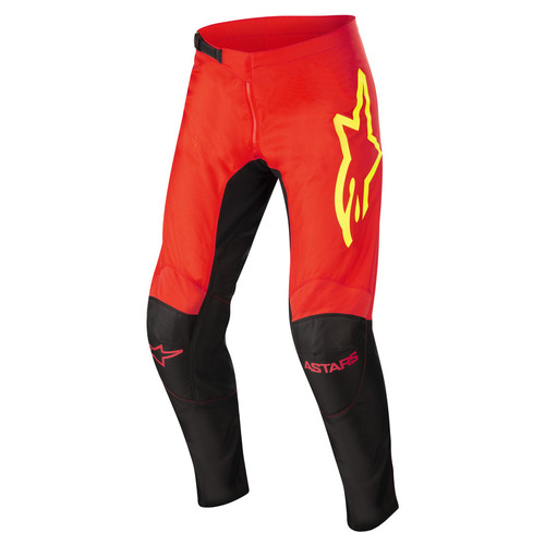ALPINESTARS 2022 FLUID TRIPLE PANTS BLACK RED FLURO YELLOW FLURO 38