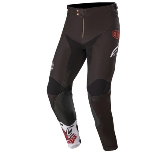 ALPINESTARS 2020 RACER TECH PANTS LIMITED EDITION DEUS MONSTER CUP BLACK WHITE RED 30