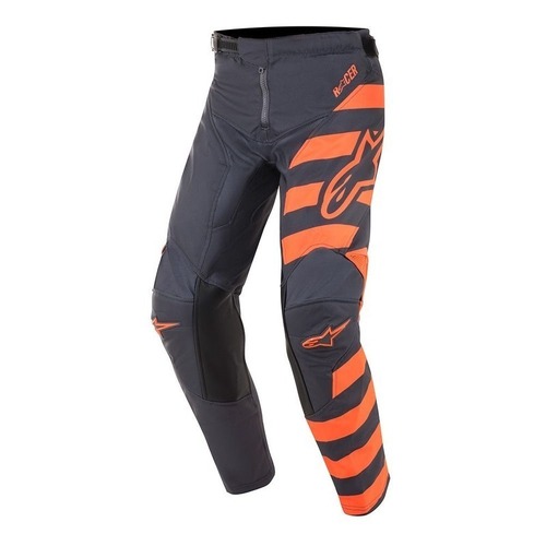 ALPINESTARS 2019 YOUTH RACER BRAAP PANTS ANTHRACITE FLURO ORANGE 26