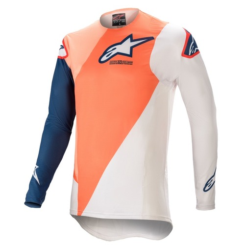 ALPINESTARS 2021 SUPERTECH BLAZE JERSEY ORANGE BLUE S