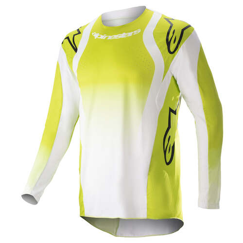 ALPINESTARS 2023 TECHSTAR PUSH JERSEY YELLOW FLURO WHITE XXL