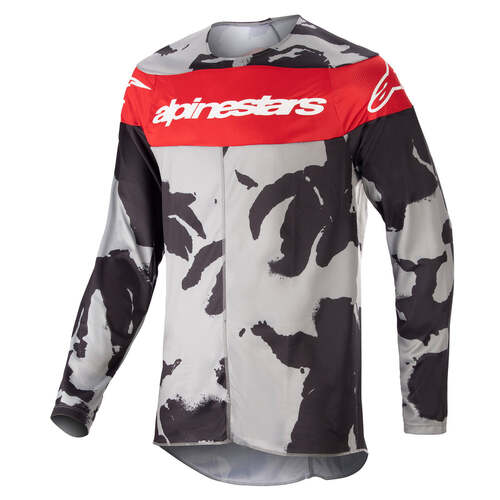 ALPINESTARS 2023 RACER TACTICAL JERSEY CAST GRAY CAMO MARS RED L