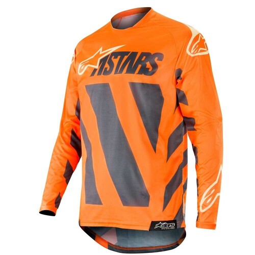 ALPINESTARS 2019 RACER BRAAP JERSEY ANTHRACITE FLURO ORANGE SAND S
