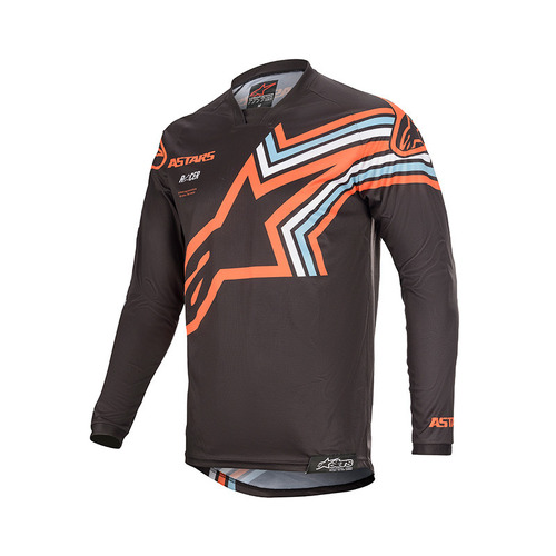 ALPINESTARS 2020 RACER BRAAP JERSEY DARK GREY FLURO ORANGE S