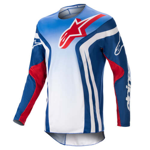 ALPINESTARS 2023 RACER SEMI JERSEY BLUE HOT ORANGE XL
