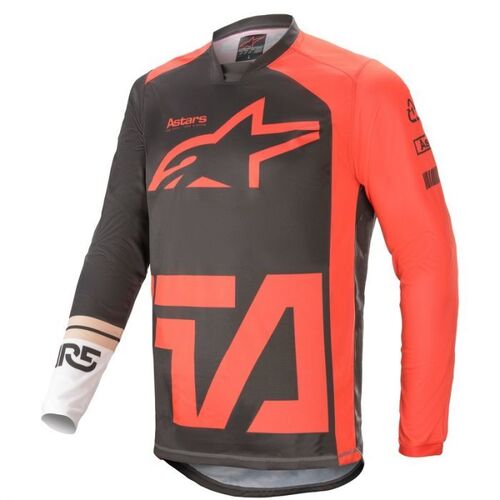 ALPINESTARS 2021 RACER COMPASS JERSEY ANTHRACITE RED WHITE S
