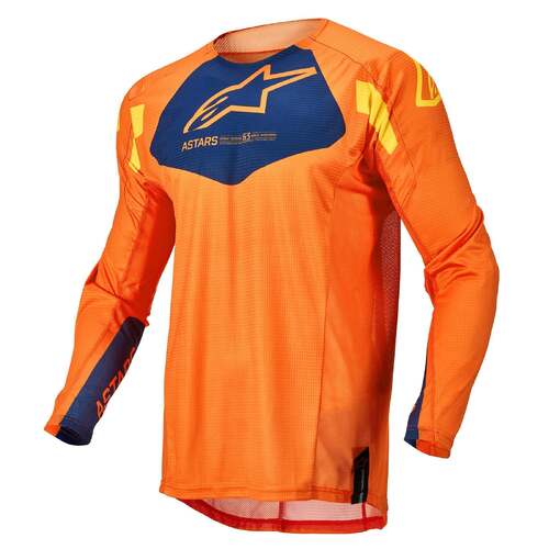 ALPINESTARS 2022 YOUTH RACER FACTORY JERSEY ORANGE BLUE YELLOW M