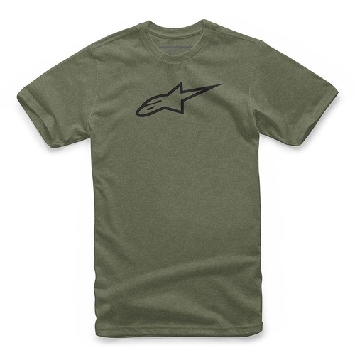 ALPINESTARS AGELESS II TEE OLIVE HEATHER BLACK S