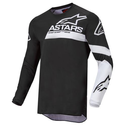 ALPINESTARS 2022 YOUTH RACER CHASER JERSEY BLACK WHITE XL