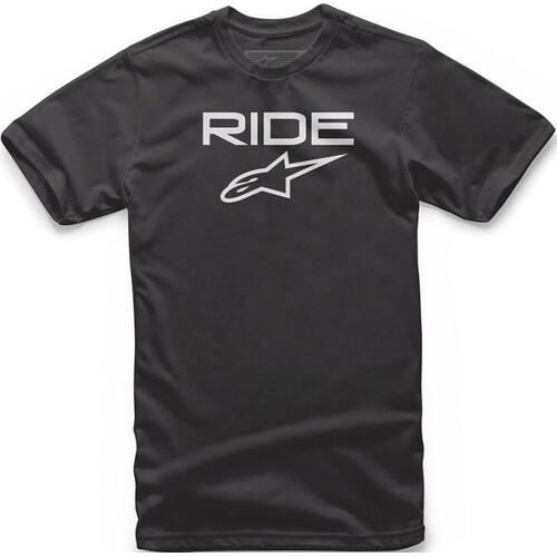 ALPINESTARS KIDS RIDE 2.0 TEE BLACK WHITE S