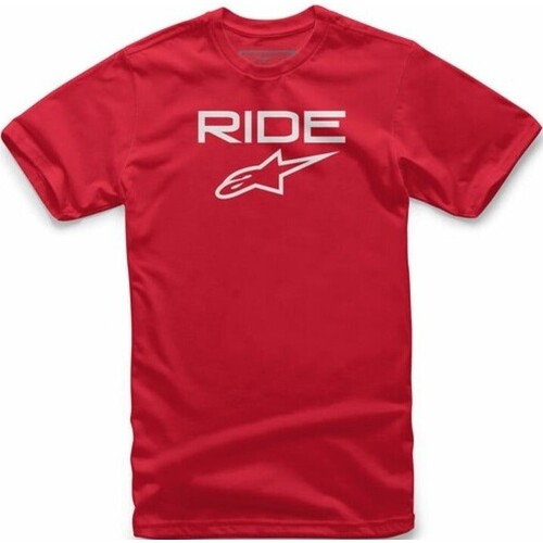 ALPINESTARS KIDS RIDE 2.0 TEE RED WHITE XS
