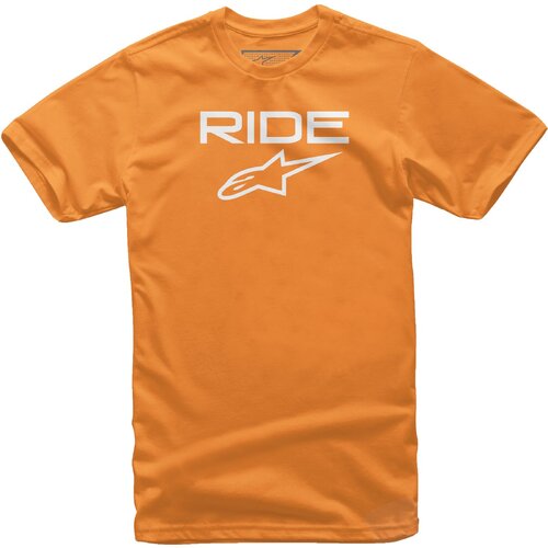 ALPINESTARS KIDS RIDE 2.0 TEE ORANGE WHITE XS