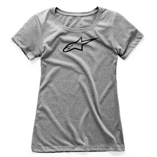 ALPINESTARS WOMENS AGELESS TEE GREY HEATHER XS