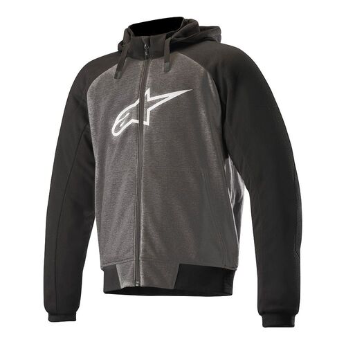 ALPINESTARS CHROME HOODY BLACK ANTHRACITE 4XL