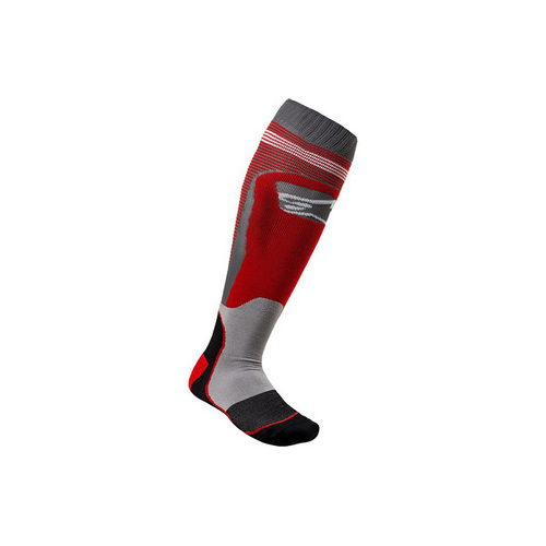 ALPINESTARS MX PLUS 1 SOCKS RED GREY M