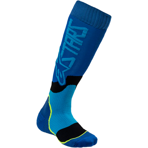 ALPINESTARS YOUTH MX PLUS-2 SOCKS BLUE BLUE