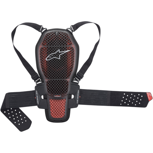ALPINESTARS NUCLEON KR-1 CELL BACK PROTECTOR W/ STRAPS - RED BLACK XS