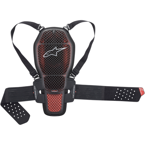 ALPINESTARS NUCLEON KR-1 CELL BACK PROTECTOR W/ STRAPS - RED BLACK XL