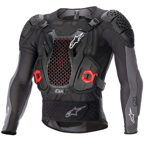 ALPINESTARS BIONIC PLUS V2 PROTECTION BLACK ANTHRACITE RED S