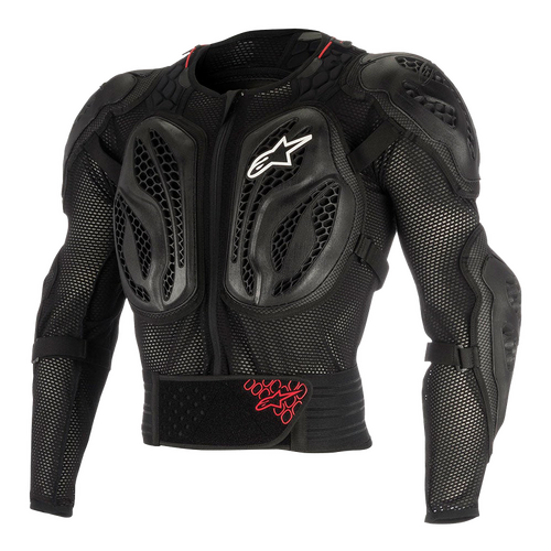 ALPINESTARS YOUTH BIONIC ACTION JACKET BLACK RED L/XL