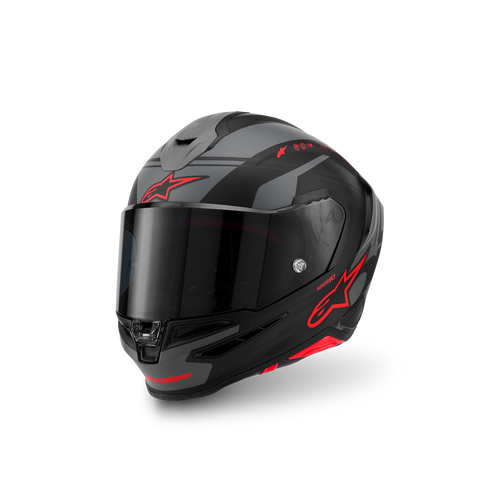 Alpinestars S-R7 Helmet A-Core Black Grey Red Matt XS