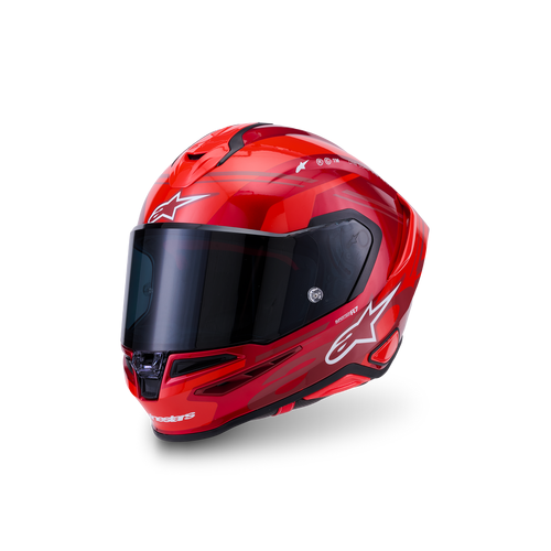 Alpinestars S-R7 Helmet A-Core Red White Glossy XS