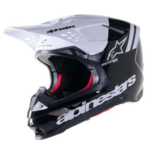 ALPINESTARS S-M8 RADIUM 2 BLACK WHITE XS
