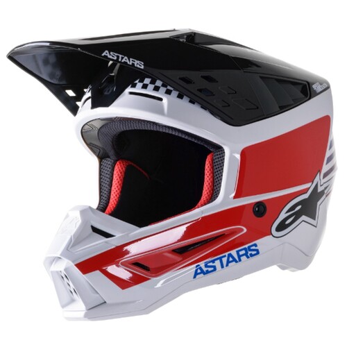 ALPINESTARS SM5 SPEED HELMET WHITE DARK BLUE RED S