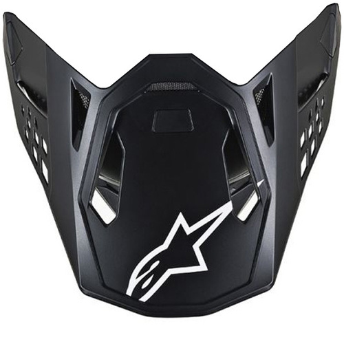 ALPINESTARS S-M10 / S-M8 VISOR SOLID BLACK MATT BLACK CARBON HELMETS