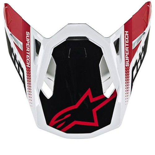 ALPINESTARS S-M8 TRIPLE VISOR RED WHITE
