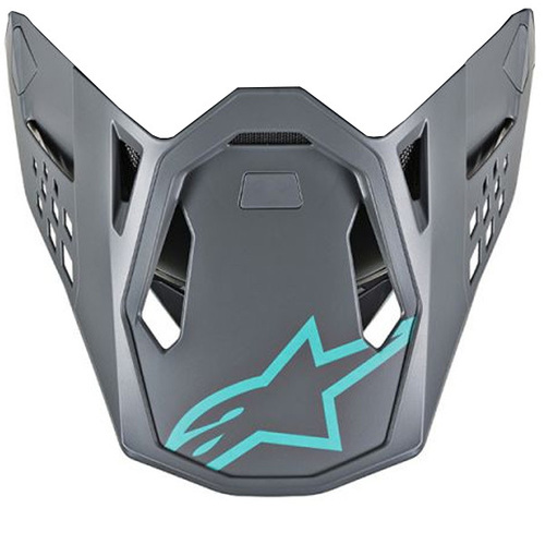 ALPINESTARS S-M8 RADIUM VISOR TEAL GREY