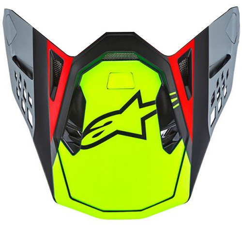 ALPINESTARS S-M10 ANAHEIM VISOR FLURO RED BLACK