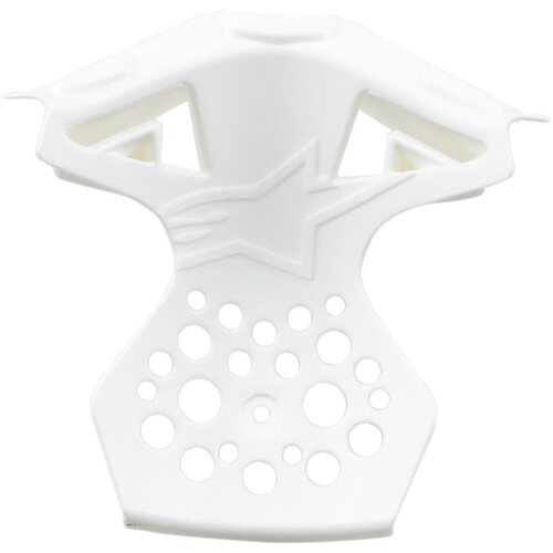 ALPINESTARS S-M10 / S-M8 HELMET CHIN VENT FRAME WHITE GLOSS M/XXL