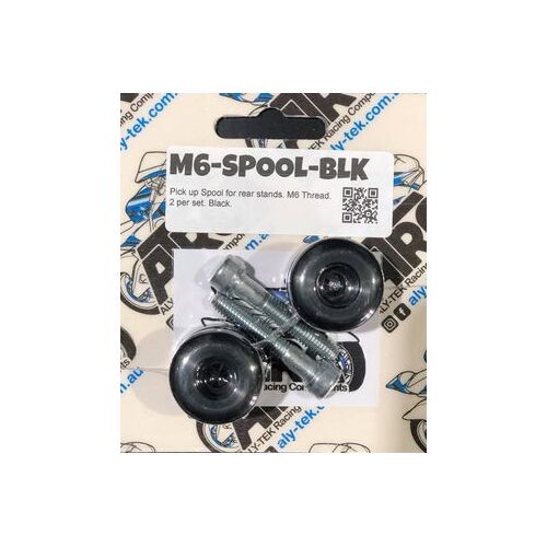 ALY-TEK ATRC PICK UP SPOOL BLACK M6 THREAD