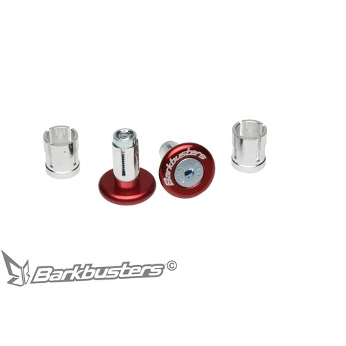 BARKBUSTERS ANODIZED BAR END PLUG - RED