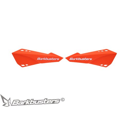 BARKBUSTERS SPARE PARTS - ORANGE SABRE PLASTIC GUARDS ONLY (LEFT & RIGHT)