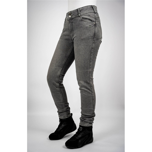 BULL-IT 24 LADIES WILLOW AA SLIM REGULAR JEANS GREY 6