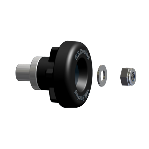 GBRACING FRONT SPINDLE PROTECTOR RHS - TRIUMPH DAYTONA 675  STREET TRIPLE / R