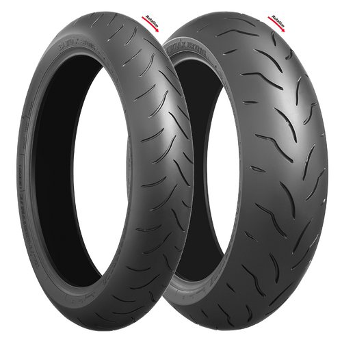 BRIDGESTONE BATTLAX BT-016 PRO TYRE COMBOS 120/70-17 180/55-17