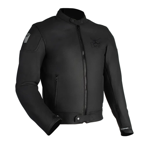 BERIK CUSTOM LEATHER JACKET BLACK 50