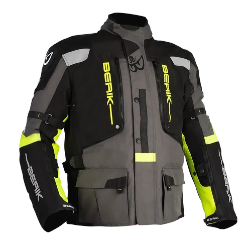 BERIK EXPLORER-ADV JACKET BLACK GREY HI VIZ 52