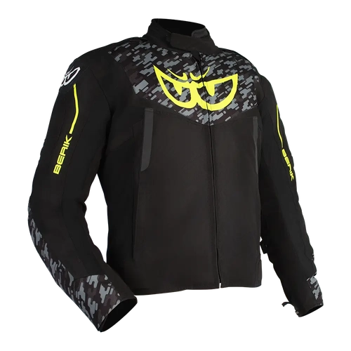 BERIK VELOCE JACKET BLACK CAMO HI VIZ 50